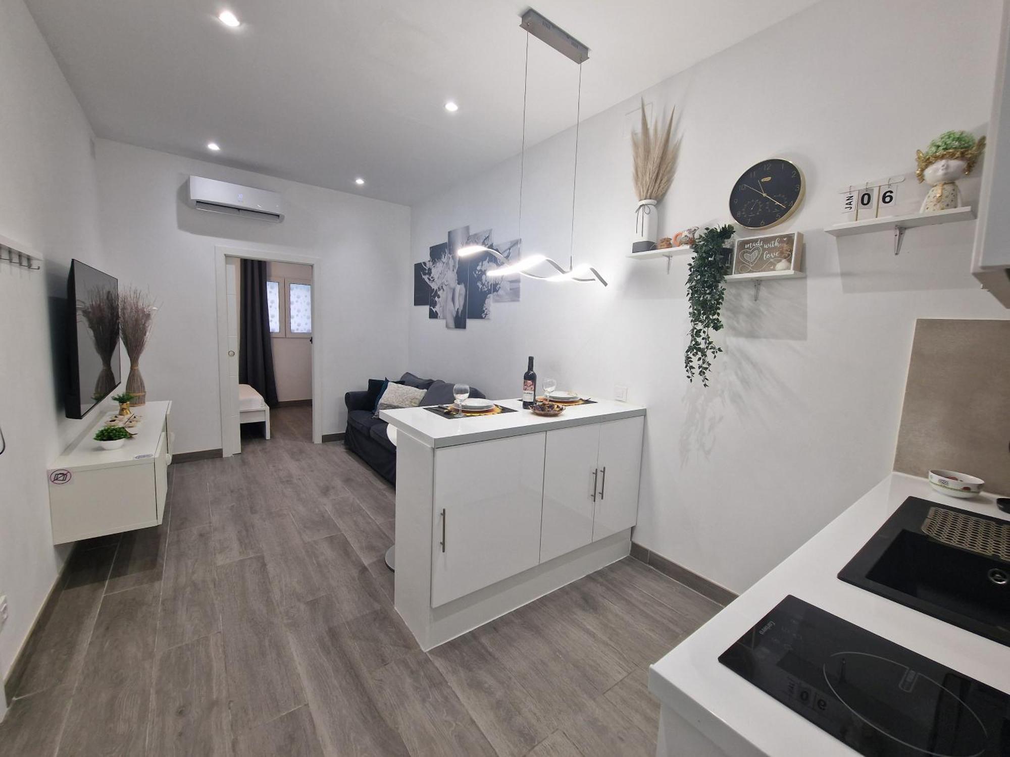 Barcelona, Apartamento De 1 Habitacion Appartement L'Hospitalet de Llobregat Buitenkant foto